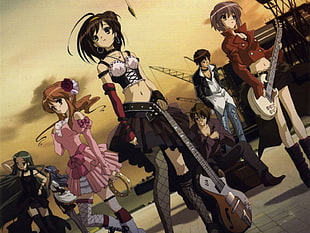 The Melancholy of Haruhi Suzumiya anime HD wallpaper