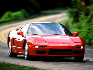 Acura,  Nsx,  Red,  Front view