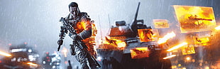 game application digital wallpaper, Battlefield Hardline, video games, war, soldier
