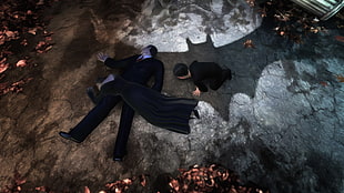 game application scene, Batman, Joker, Batman: Arkham Asylum, Rocksteady Studios HD wallpaper