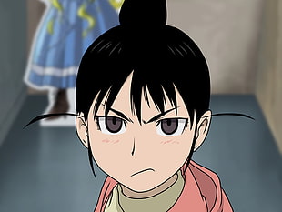 black-haired male anime character