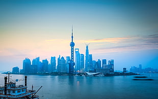 Oriental Pearl tower in Shanghai China HD wallpaper