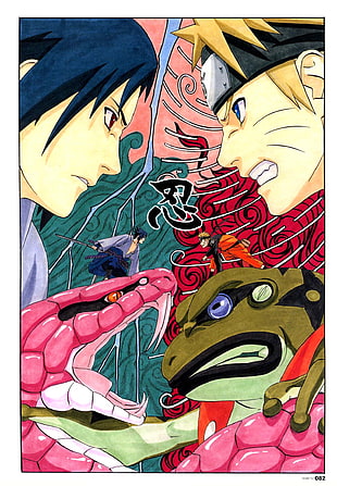 Naruto poster, Naruto Shippuuden, Uchiha Sasuke, Uzumaki Naruto HD wallpaper