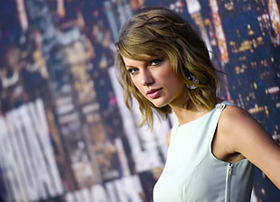 photograph portrait of Taylor Swift HD wallpaper