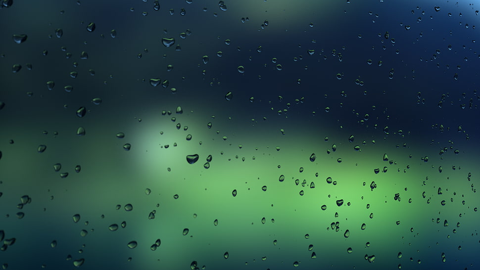 minimalism, water on glass, water drops HD wallpaper