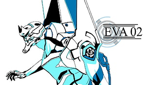 Eva 02 digital wallpaper, Neon Genesis Evangelion, EVA Unit 02, anime HD wallpaper