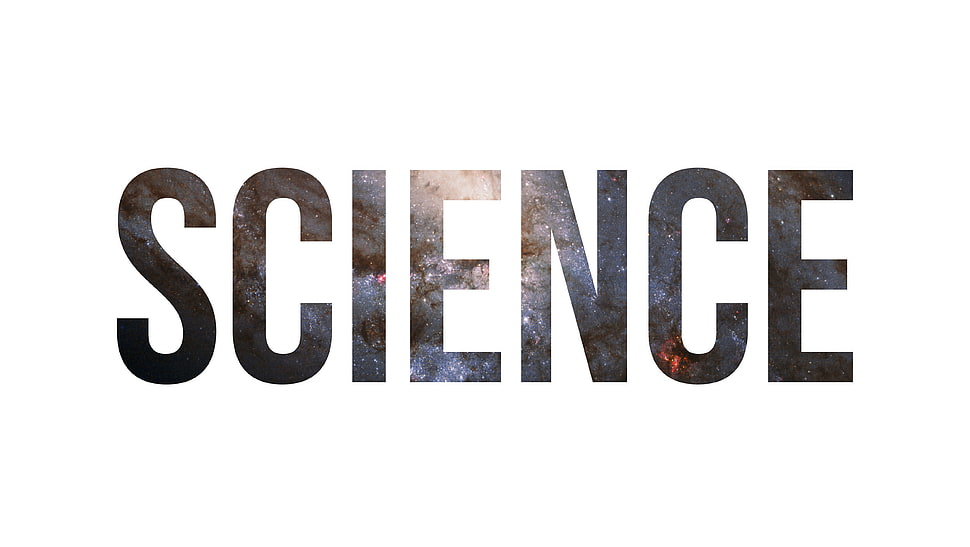 white and black text print, science, nature, space, typography HD wallpaper