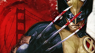 Wolverine illustration, comics, Wolverine