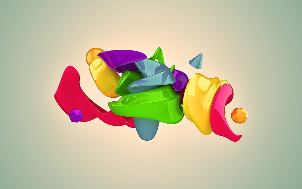 assorted textiles illustration HD wallpaper