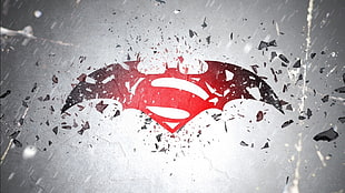 Superman Vs. Batman logo HD wallpaper