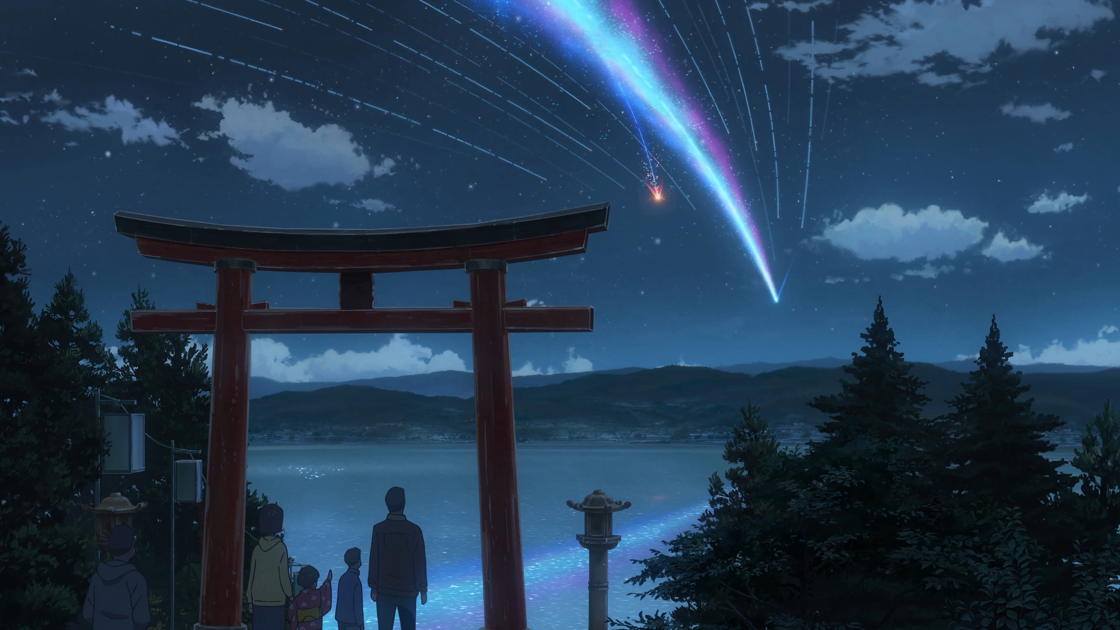 Your Name anime movie still screenshot, Makoto Shinkai ...