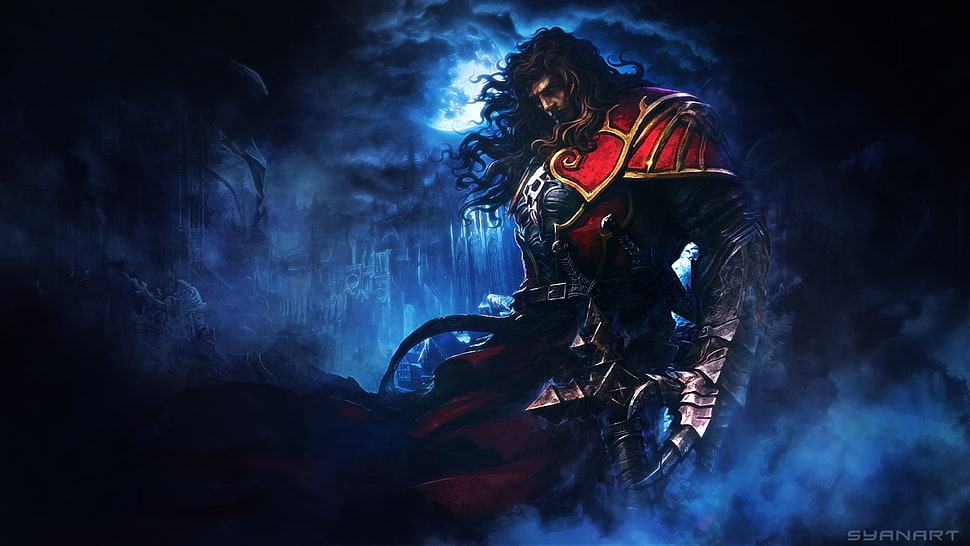 male character illustration, Castlevania, Castlevania: Lords of Shadow, video games, fantasy art HD wallpaper