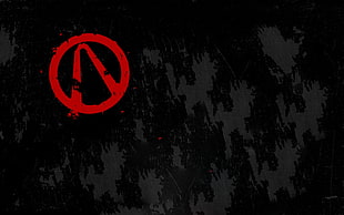 red and black logo wallpaper
