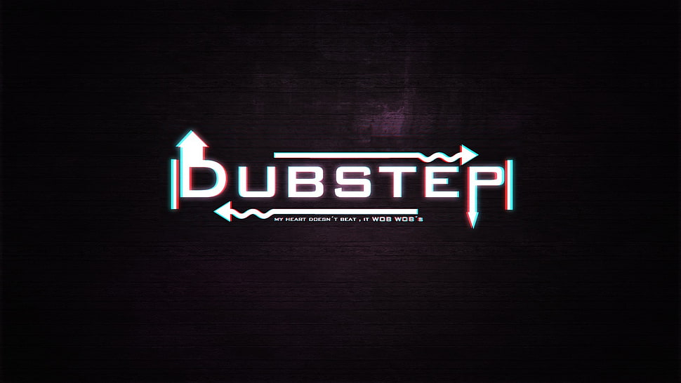 Dubstep logo, dubstep HD wallpaper