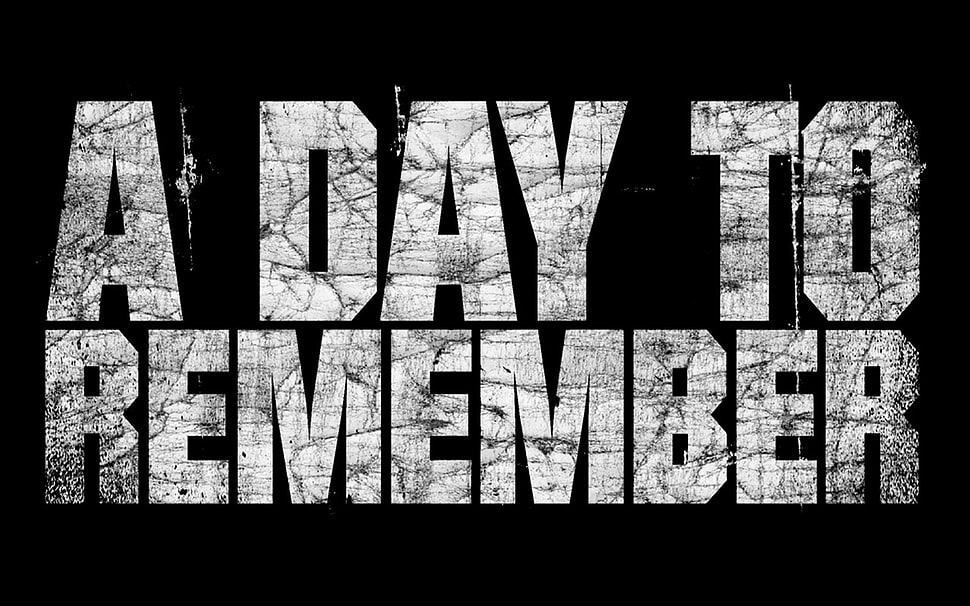A Day to Remember wallpaper, typography, artwork HD wallpaper