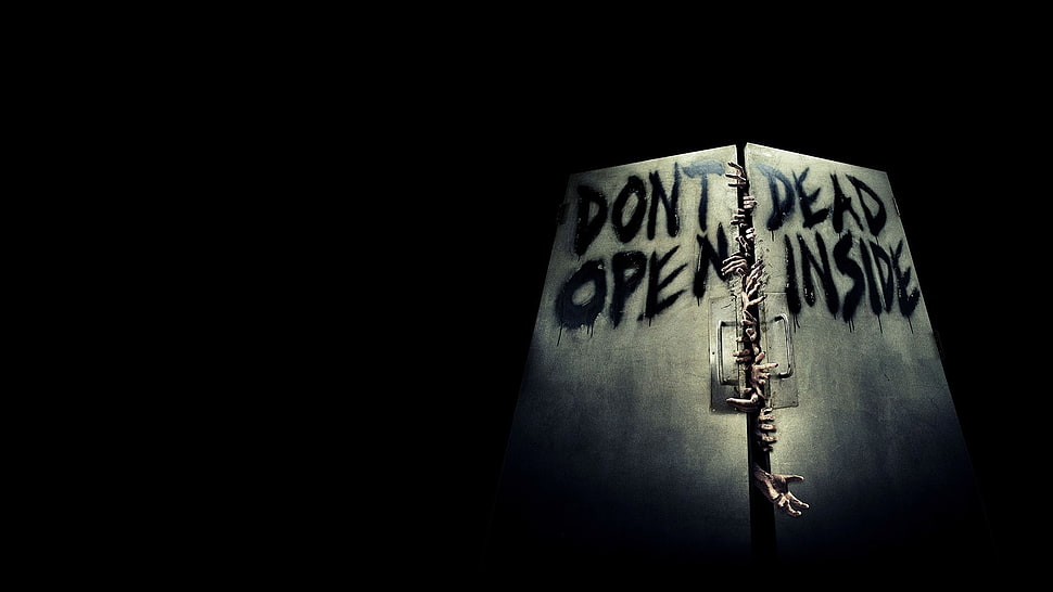 Walking Dead Dont Open Dead Inside Wallpap by Overlourd9 on DeviantArt