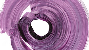 purple and white abstract painting, circle, colorful