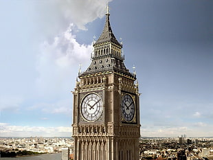 Elizabeth Tower, London, clocktowers, architecture, London, Big Ben HD wallpaper