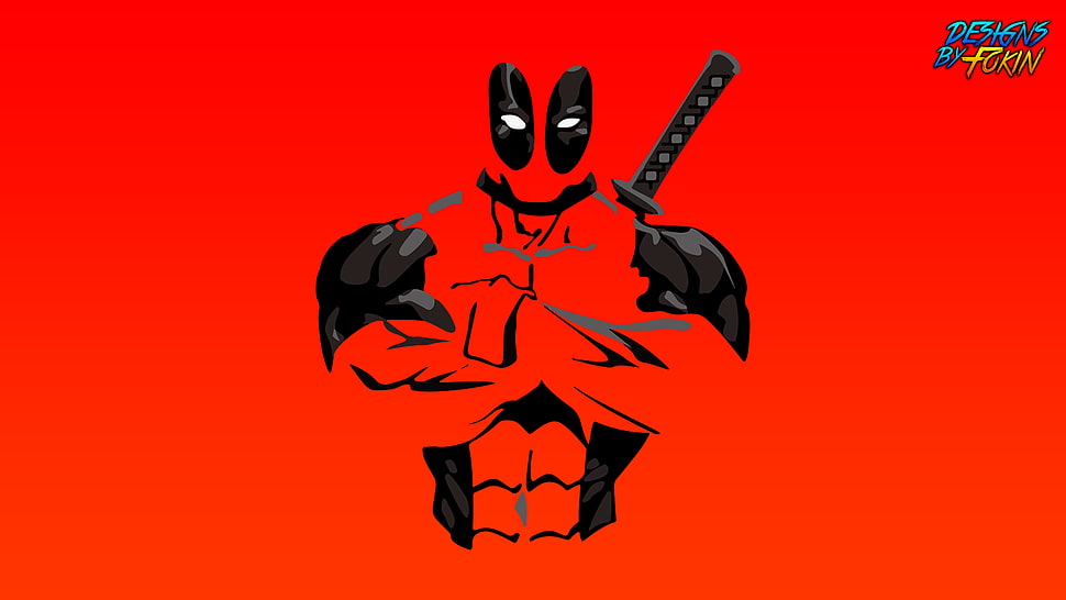 Deadpool graphic wallpaper, Deadpool HD wallpaper