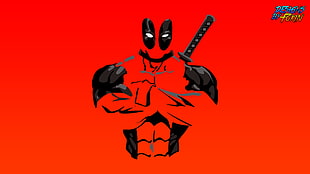 Deadpool graphic wallpaper, Deadpool