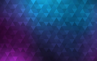 red and blue area rug, abstract, triangle, gradient, texture