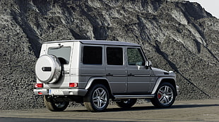 gray and black Jeep Wrangler, Mercedes G-Class, car, Mercedes Benz, Jeep