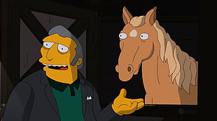 The Simpsons character, The Simpsons, Mafia, horse