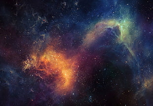 cosmic Galaxy illustration HD wallpaper