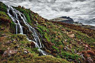 photography of waterfalls