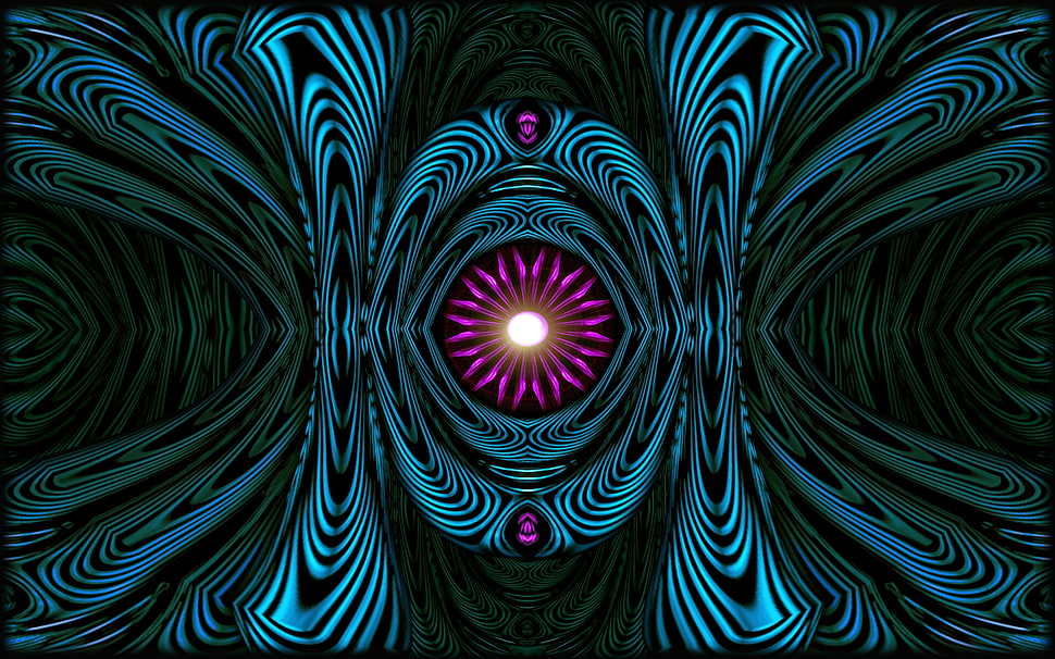 purple, black, and blue digital wallpaper HD wallpaper