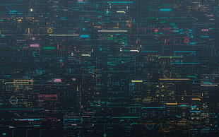 multicolored electronics digital wallpaper