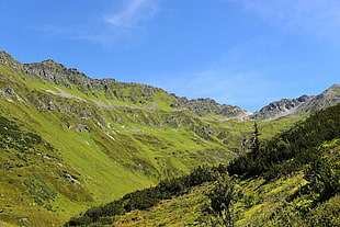 green mountains during daytime