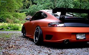 orange GT3 sports car
