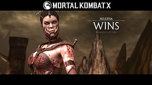 Mortal Kombat X Mileena, Mileena, Mileena (Mortal Kombat), Mortal Kombat X, vampires HD wallpaper