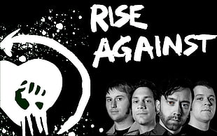 Rise Against The Machine poster HD wallpaper