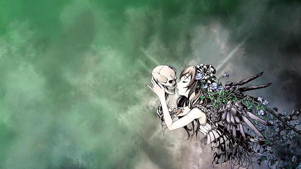 animated female fairy digital poster HD wallpaper