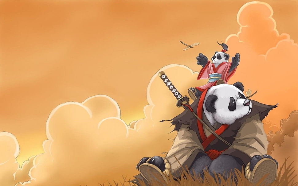 panda wallpaper, panda HD wallpaper