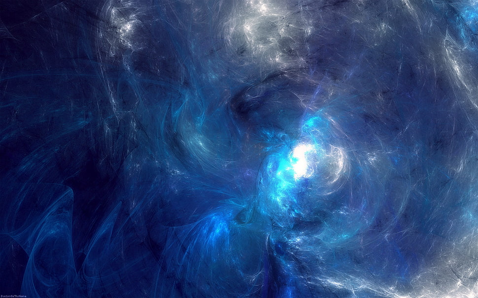 blue and black abstract photo HD wallpaper