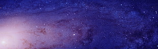 galaxy digital wallpaper, Andromeda, galaxy, space, stars