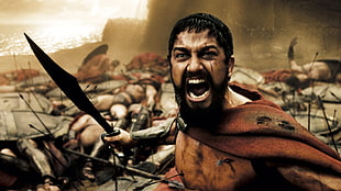 Leonidas of Spartans HD wallpaper