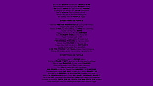 poetry, purple