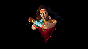 Wonder Woman digital wallpaper HD wallpaper