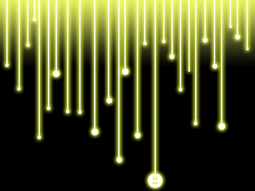 yellow lines illustration ] HD wallpaper