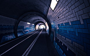 road tunnel at daytime