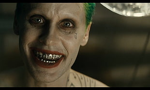 man's face, Jared Leto, Suicide Squad, Joker