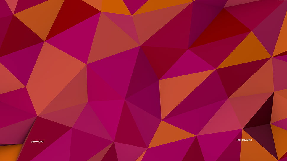 pink and orange abstract wallpaper HD wallpaper
