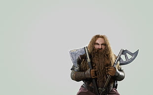 gray-and-black axe, The Lord of the Rings, Gimli, dwarfs, axes HD wallpaper