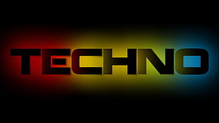 Techno text, house music, dubstep, techno, drum and bass HD wallpaper