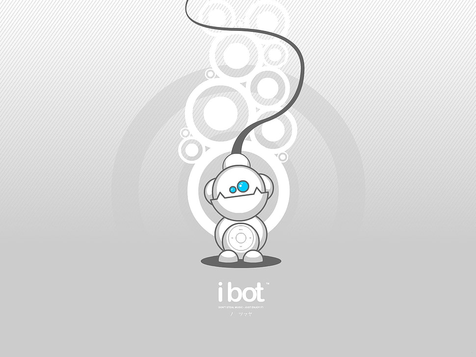 i Bot illustration HD wallpaper