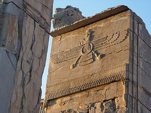 photo of brown pharaoh column, Iran, Shiraz, Persepolis, ruin HD wallpaper